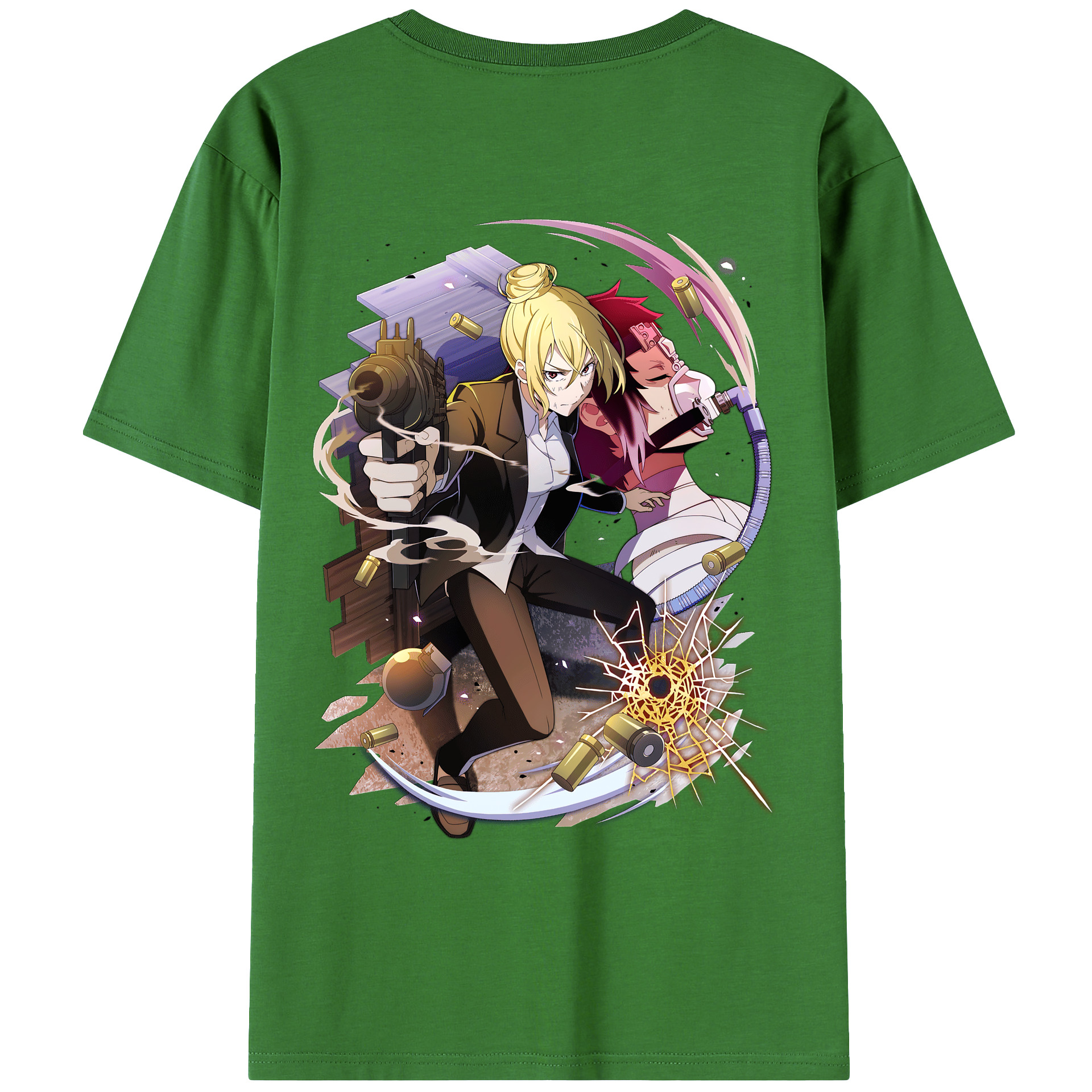 （画像用） 文豪ストレイドッグス Bungo Stray Dogs レディース半袖Tシャツ(バックプリント)